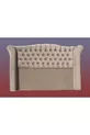 Tête de lit Alc Grand en duvet de poulain, brun clair, matelassée, double