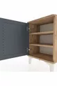 Chevet Arges avec 2 étagères et 1 porte Pin-Anthracite