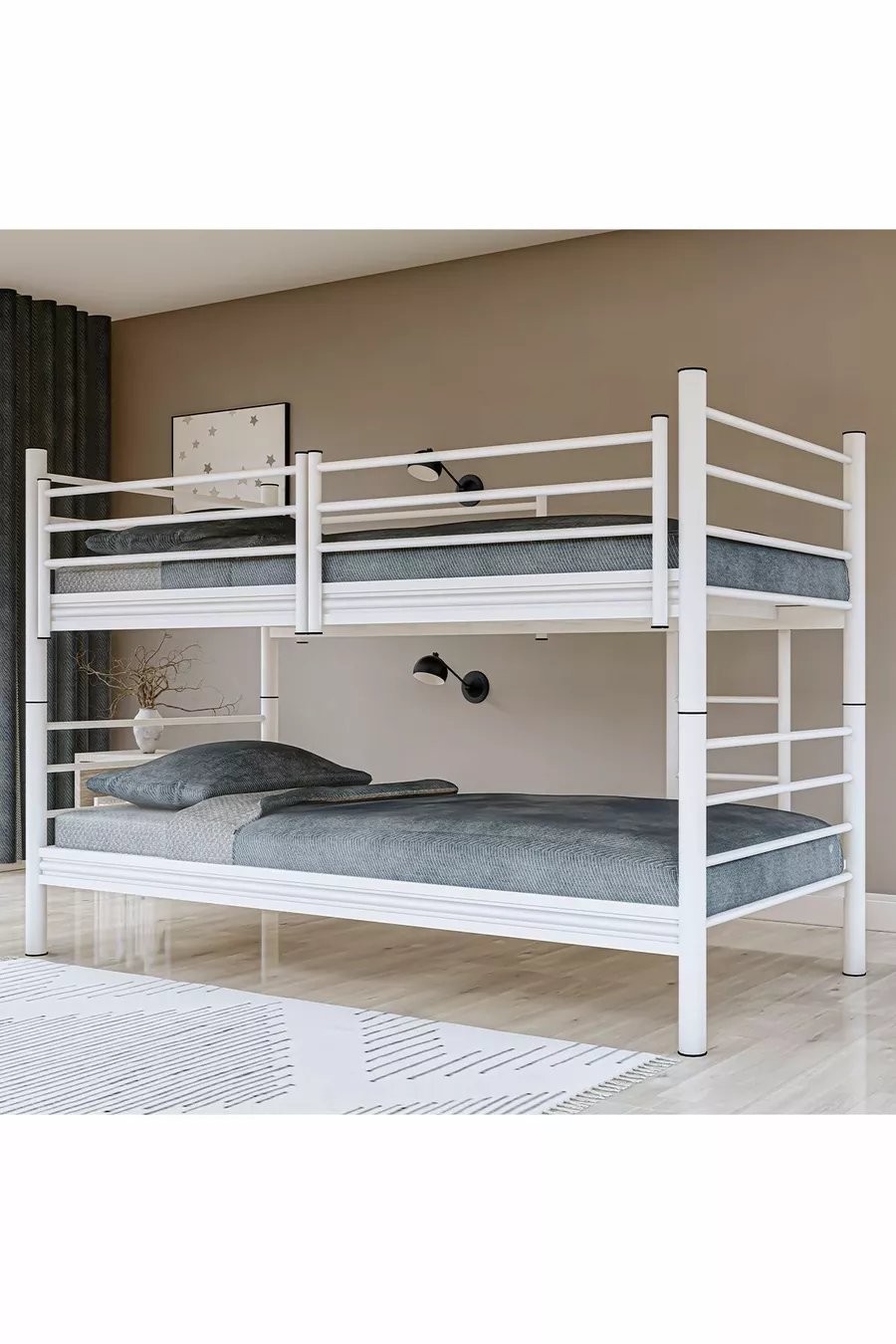 Lit superposé double modulable GM blanc