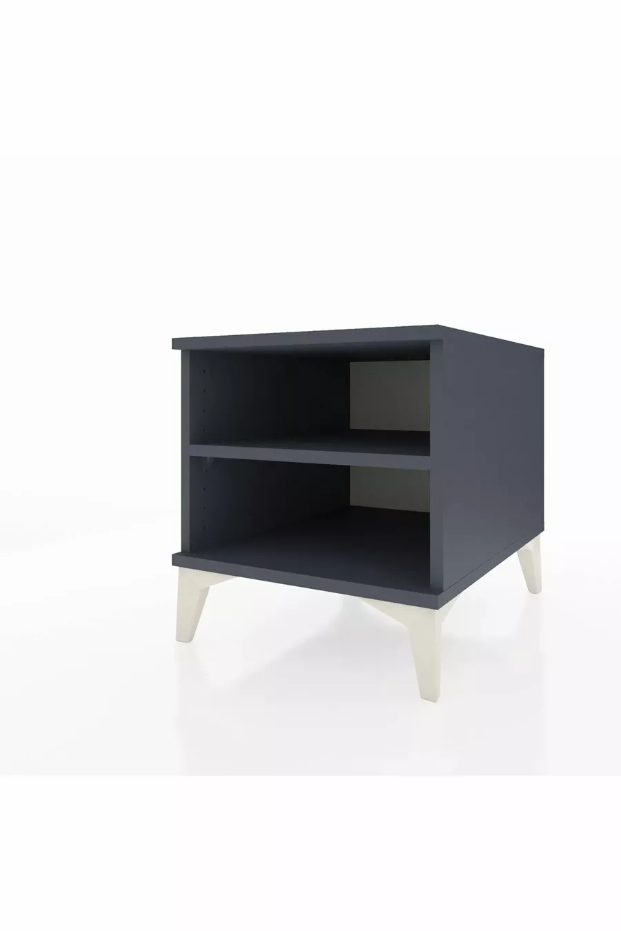 Chevet Kronos à une étagère Anthracite-Anthracite