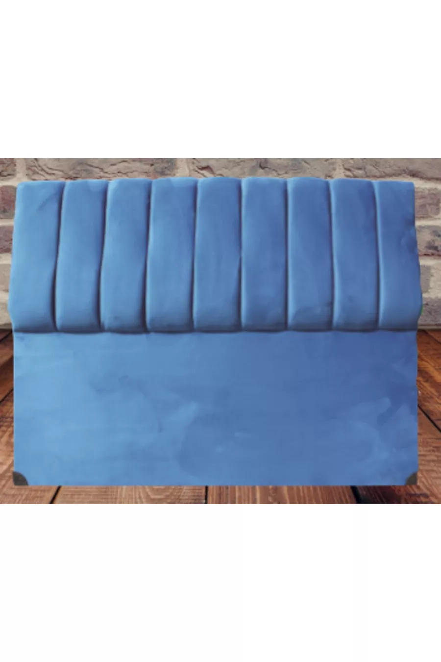 Tête Alc Sante à duvet de poulet bleu avec double tranches pour lit double