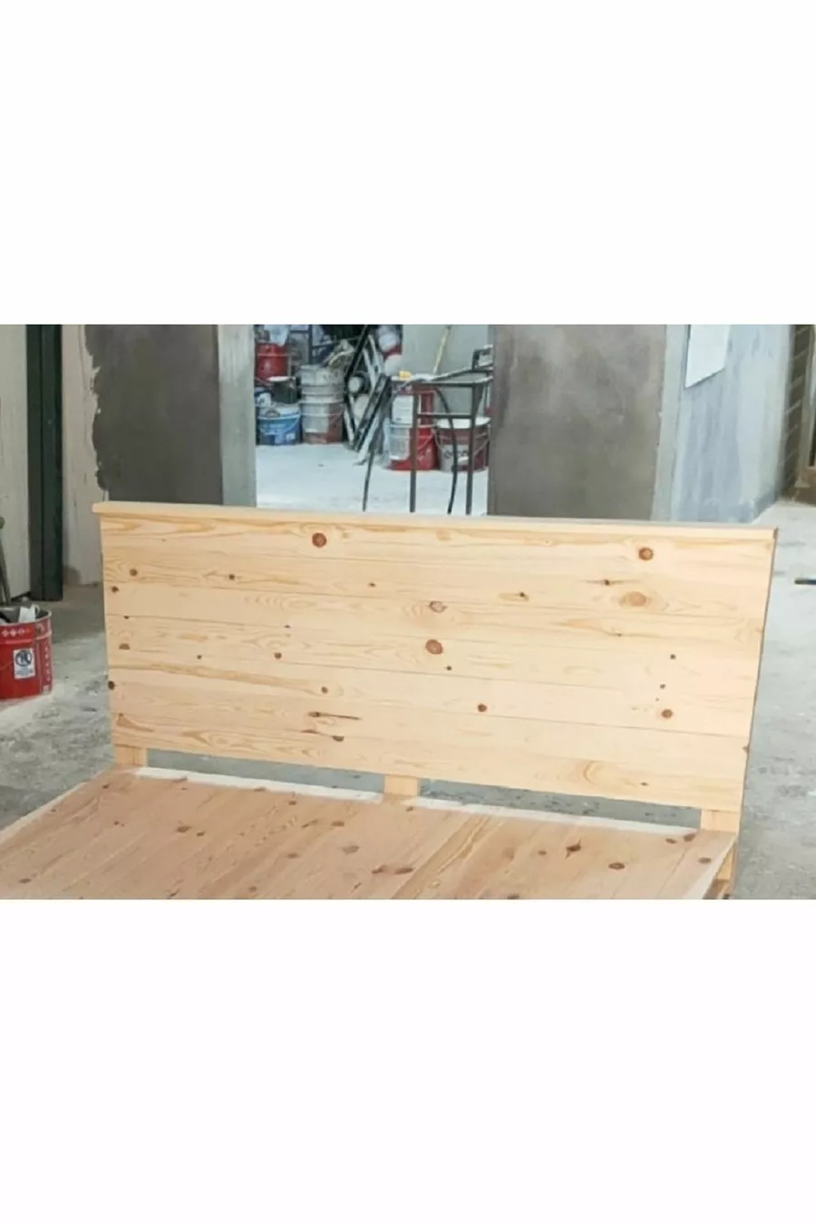 Tête de lit en bois (modèle simple continu)
