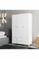  VENTO ARMOIRE 3 PORTES PANIER-BLANC
