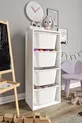 % MDF - Grand Armoire de Jouets Mono 4 avec 4 Grands Paniers