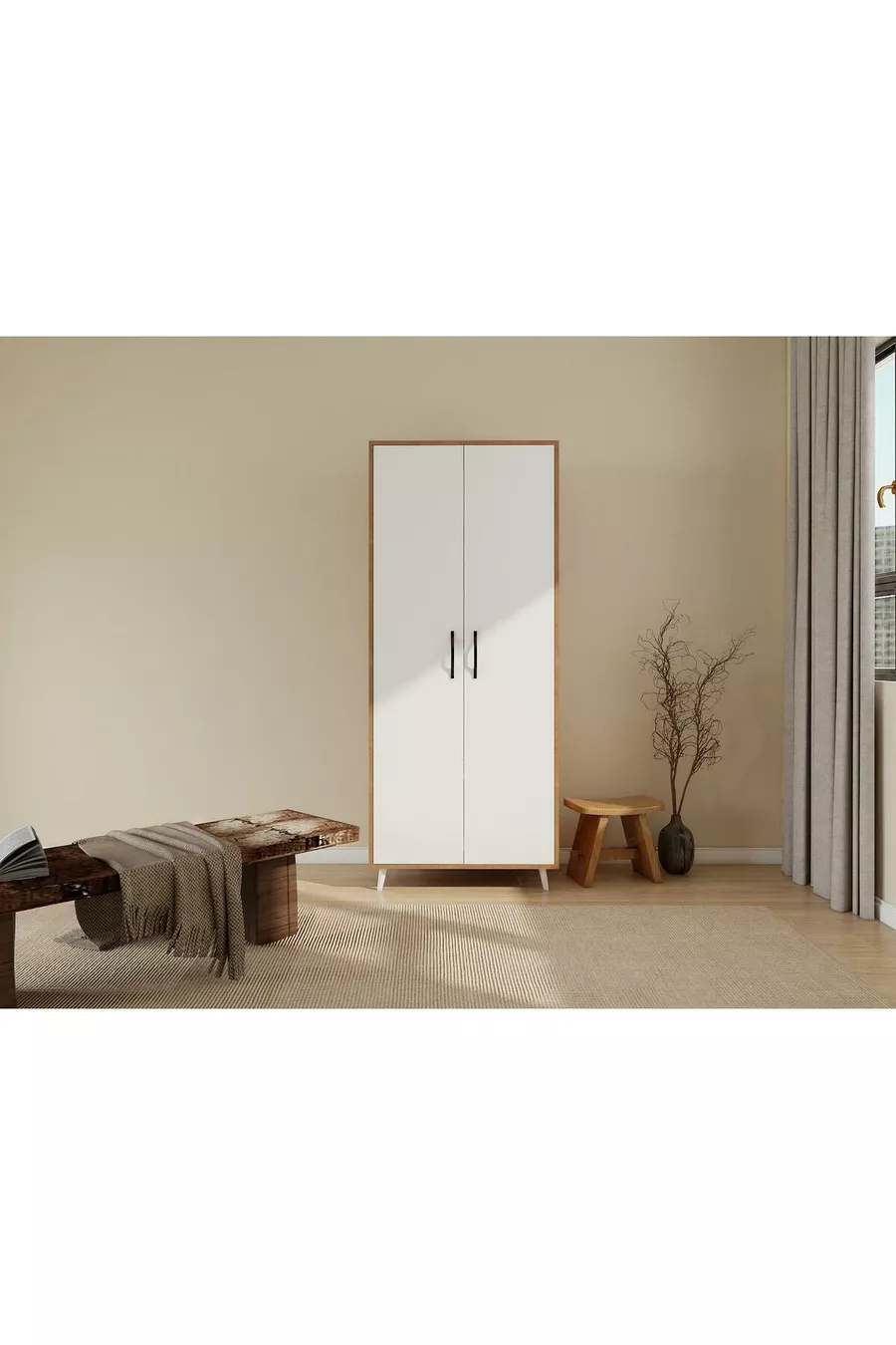 Armoire Aspendos à 2 portes / M. Kiraz Couleur blanche