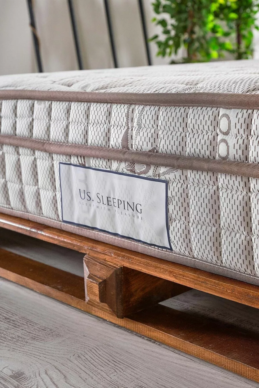 Matelas à ressorts en bambou 100 % orthopédique optimal (CM)
