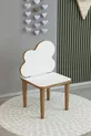 Ensemble Table et Chaise pour Enfant Nuage Blanc, Table d'Activité, Table de Travail, 1 Table, 1 Chaise
