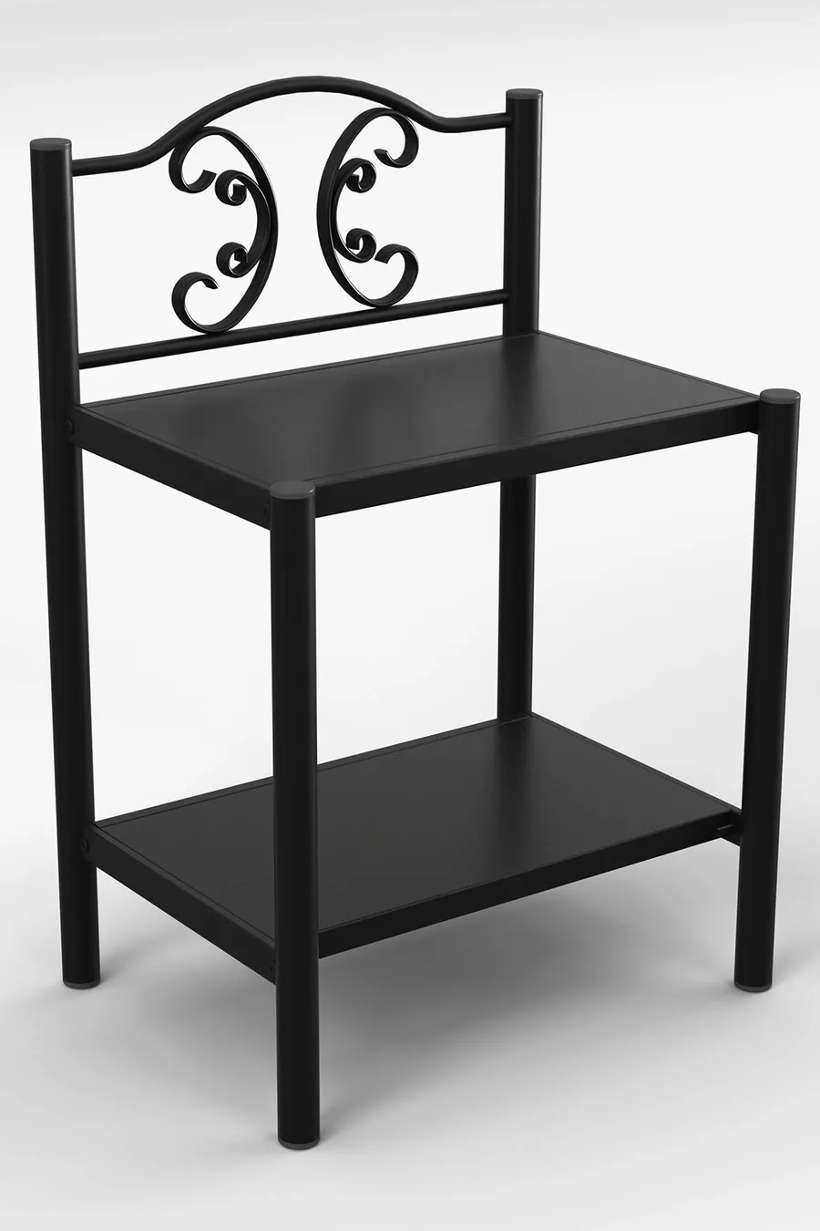 Mais Retro Commode en métal forgé noir