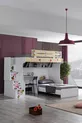 Lits superposés Mira Ranza avec bureau et 2 matelas Comfort