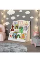 Bibliothèque en bois pour chambre d'enfant Lucky Montessori à 4 étagères