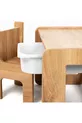 Table de jeu, d'activités et d'animation pour enfants, Noyer-Blanc, MDF de première qualité