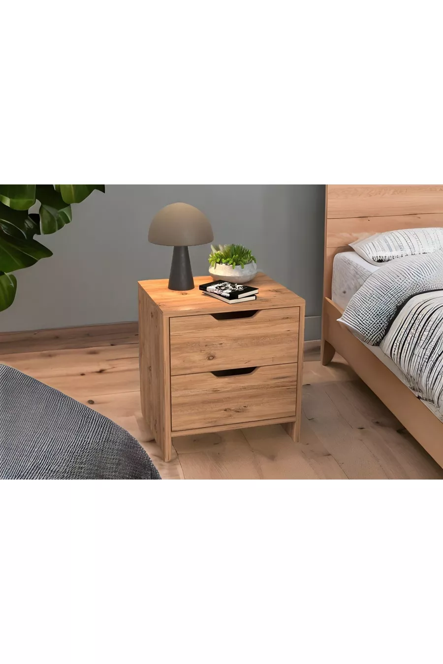 EFES COMMODE, 2 TIROIRS, PIN ATLANTIQUE