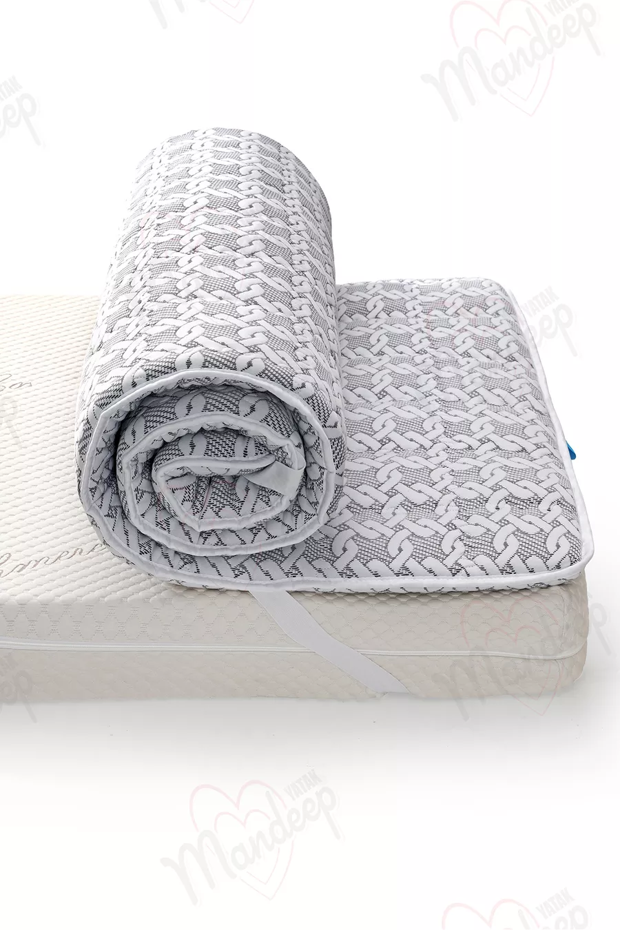 Matelas surélevé orthopédique Kapitenoli | Doux, confortable, avec soutien lombaire et dorsal
