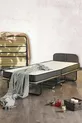 Lit pliant premium Niron  cm Matelas luxueux à ressorts emballés et cadre de lit recouvert de tissu antidérapant