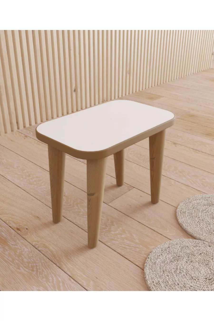 Tabouret pour enfant Chaise pour enfant Siège pour enfant Tabouret en bois Pouf siège