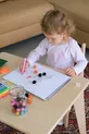 Ensemble de table et chaises en bois Montessori pour enfants (1 table + 2 chaises)