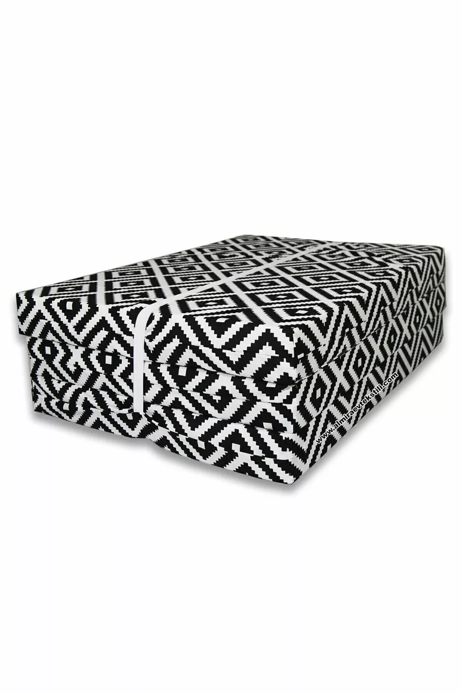 Coussin de lit en mousse pliable cm Noir Pyramide