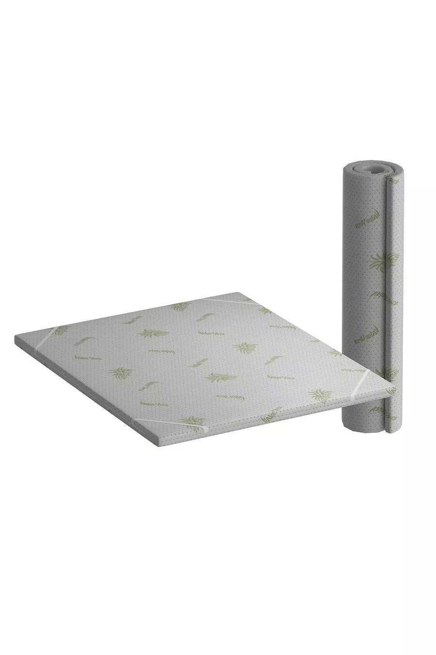 Protège-matelas, mousse à plumes d'oie, protège-matelas entièrement orthopédique à l'aloé véra, disponible en différentes tailles