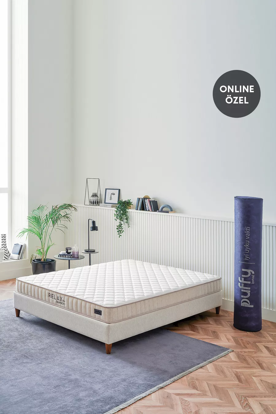 Relax 7/ Matelas à ressorts en rouleaux de bambou