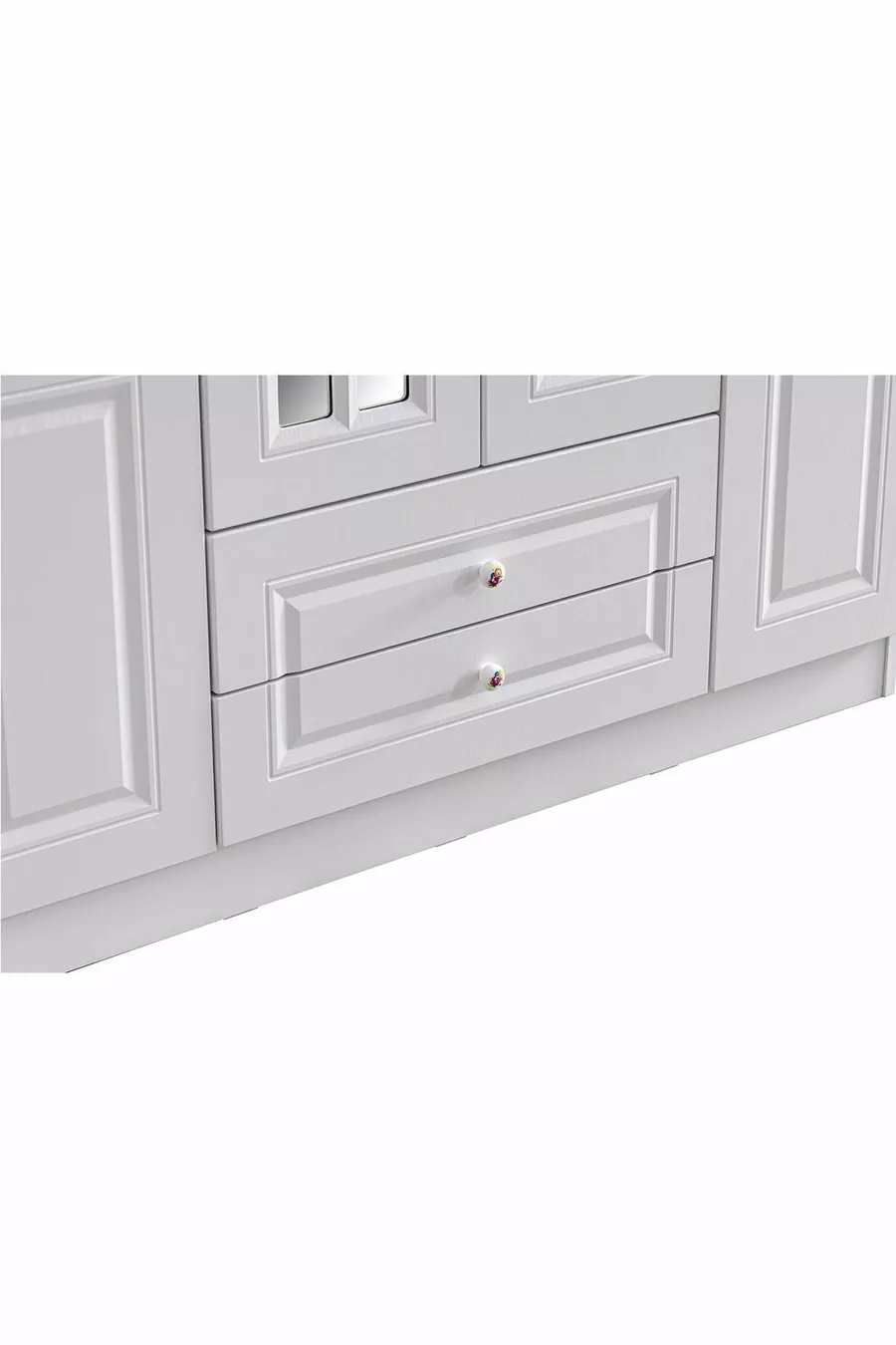 Armoire, armoire à 4 portes avec surface avant en MDF Country West