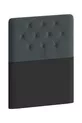 Tête de lit, tête de lit en tissu magnolia anthracite, options de taille