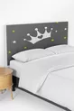 Housse de tête de lit à motif couronne étoilée