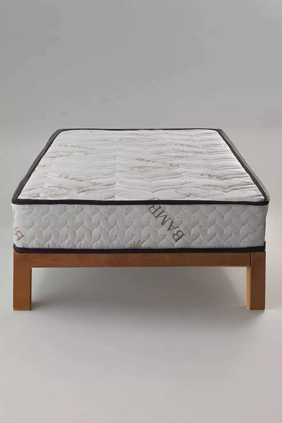 | Matelas à ressorts orthopédique en tissu de bambou pour une personne | x CM | Épaisseur de CM |