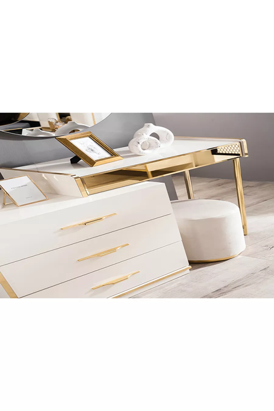 Ensemble de chambre à coucher en MDF avec alliance