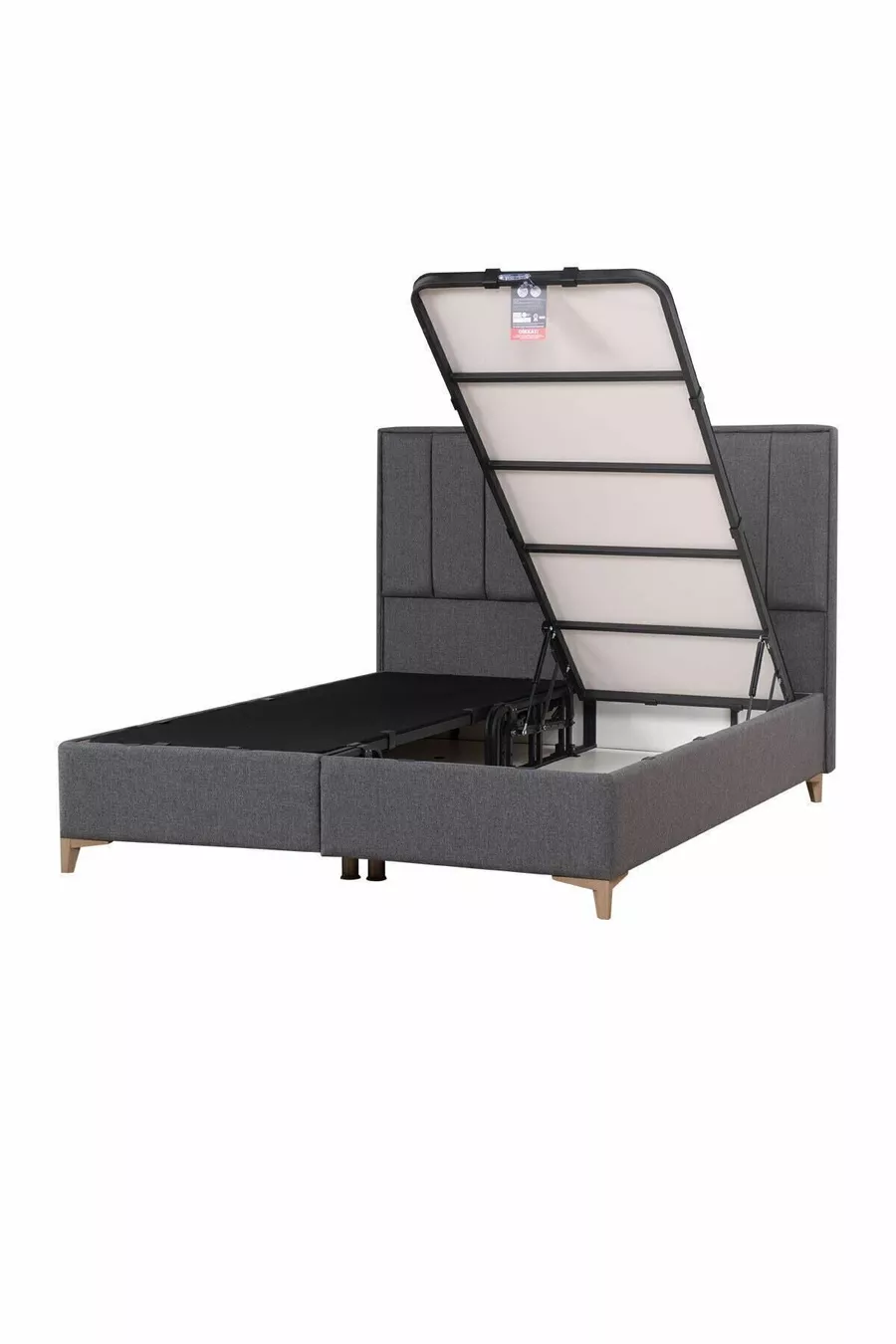 Ensemble Tête de Lit et Sommier Coffre Gold Therapy Anthracite (LIT NON INCLUS)