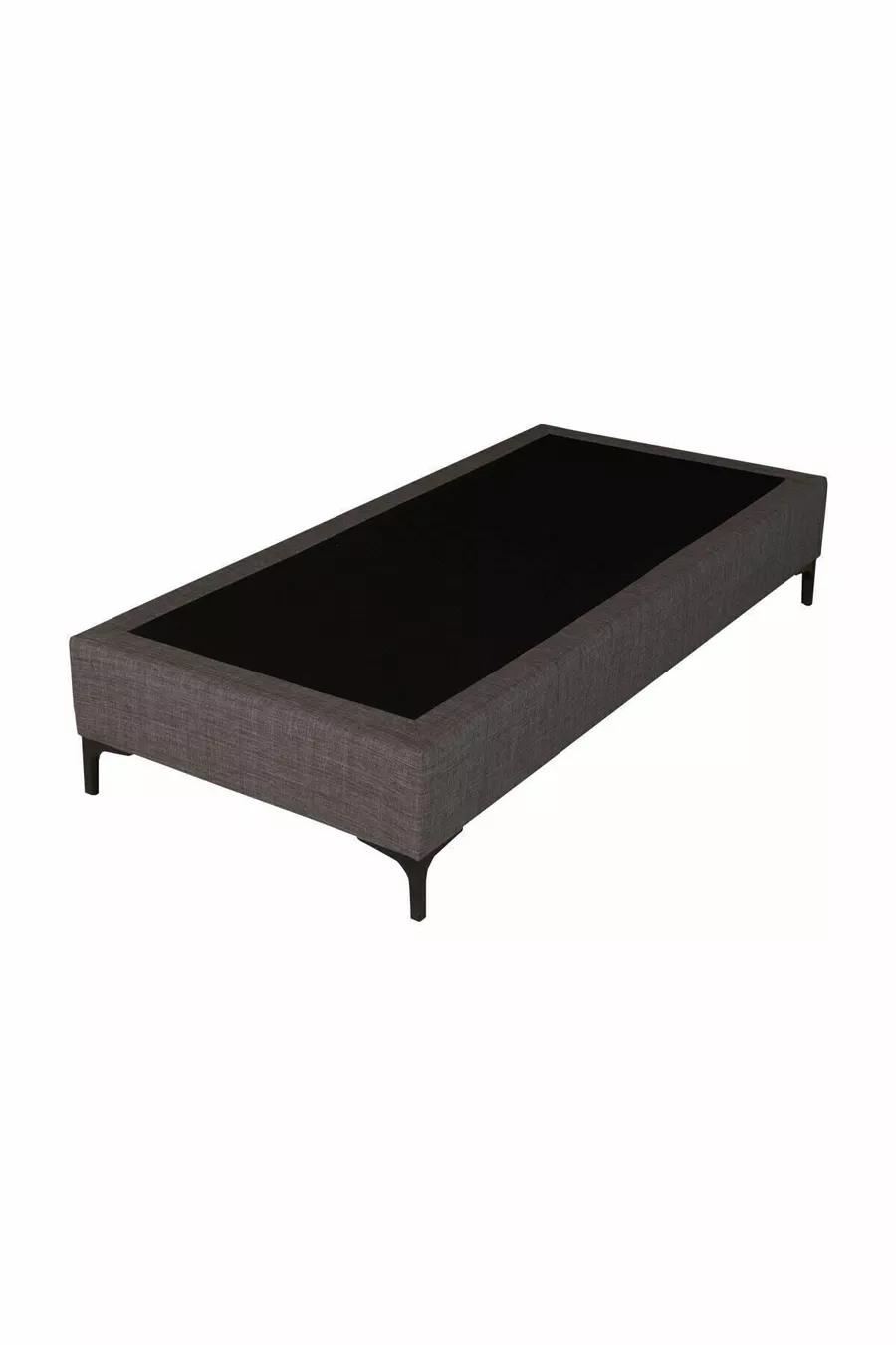Luna Base sans tiroir (SANS TÊTE DE LIT) Anthracite