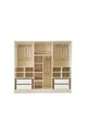 ENSEMBLE DE CHAMBRE À COUCHER ZEN À BASE DE MDF
