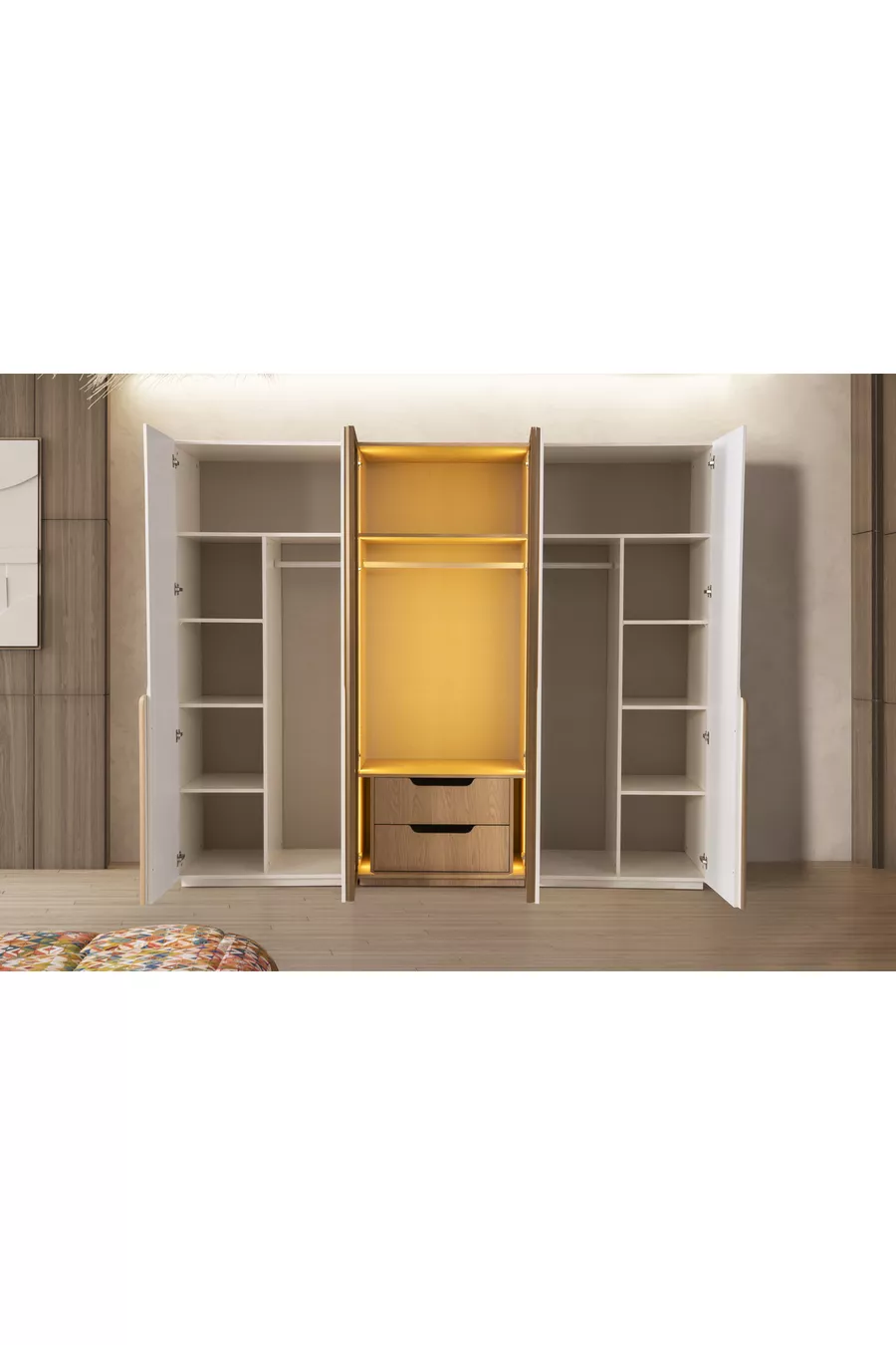 ENSEMBLE DE CHAMBRE À COUCHER CAJU