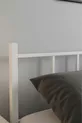 Lit en métal forgé pour une personne, blanc