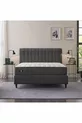 Lit Ionic Energy Pro - Base Lento - Ensemble Tête de Lit Somni 3 pièces - Noir