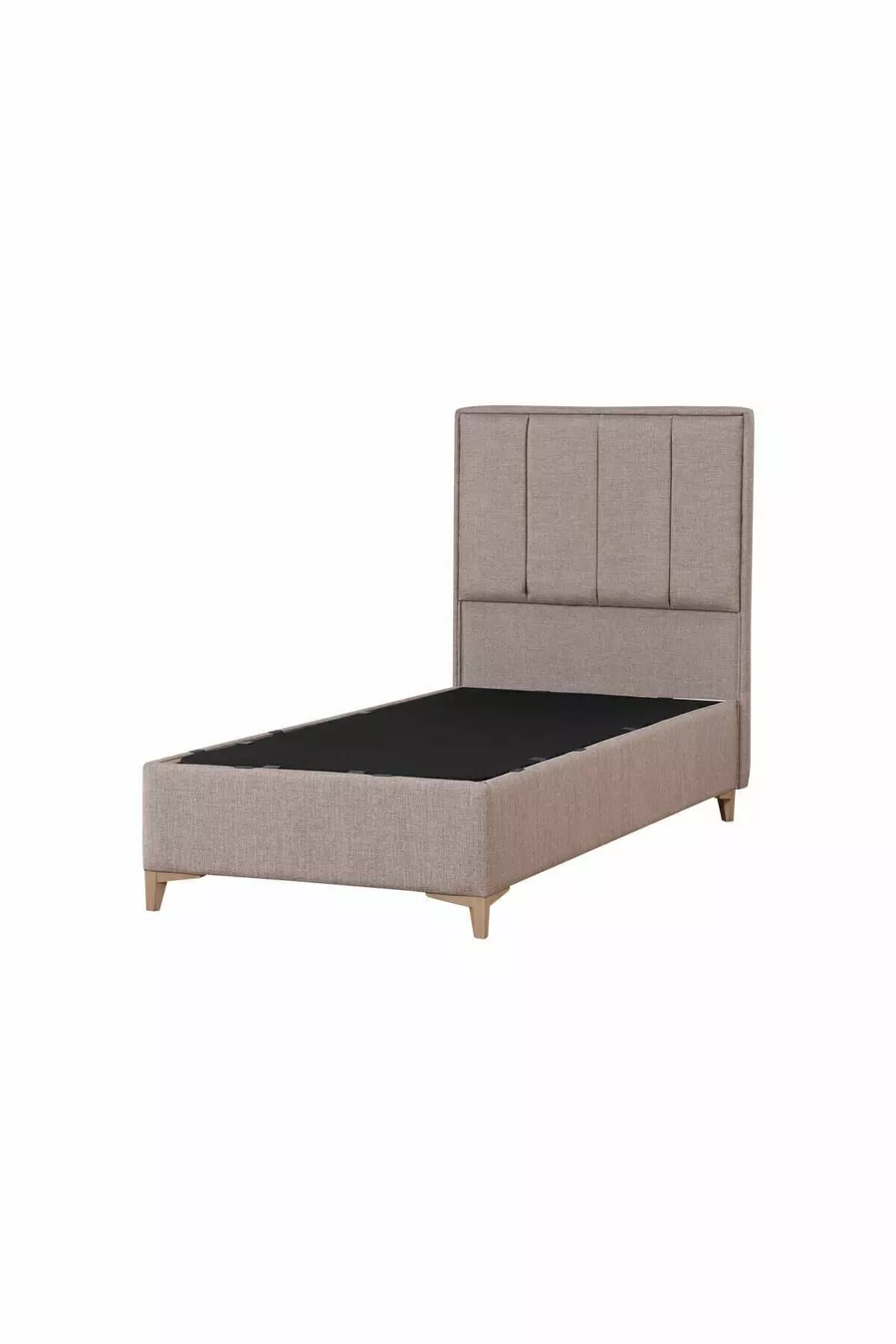 Ensemble Tête de Lit et Sommier Coffre Gold Therapy Marron (LIT NON INCLUS)