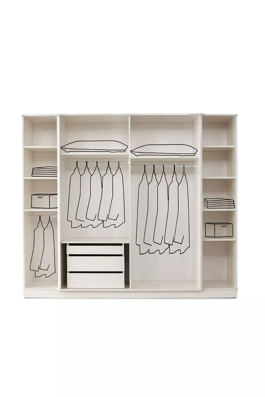 Ensemble de chambre à coucher Askar MDF avec sommier