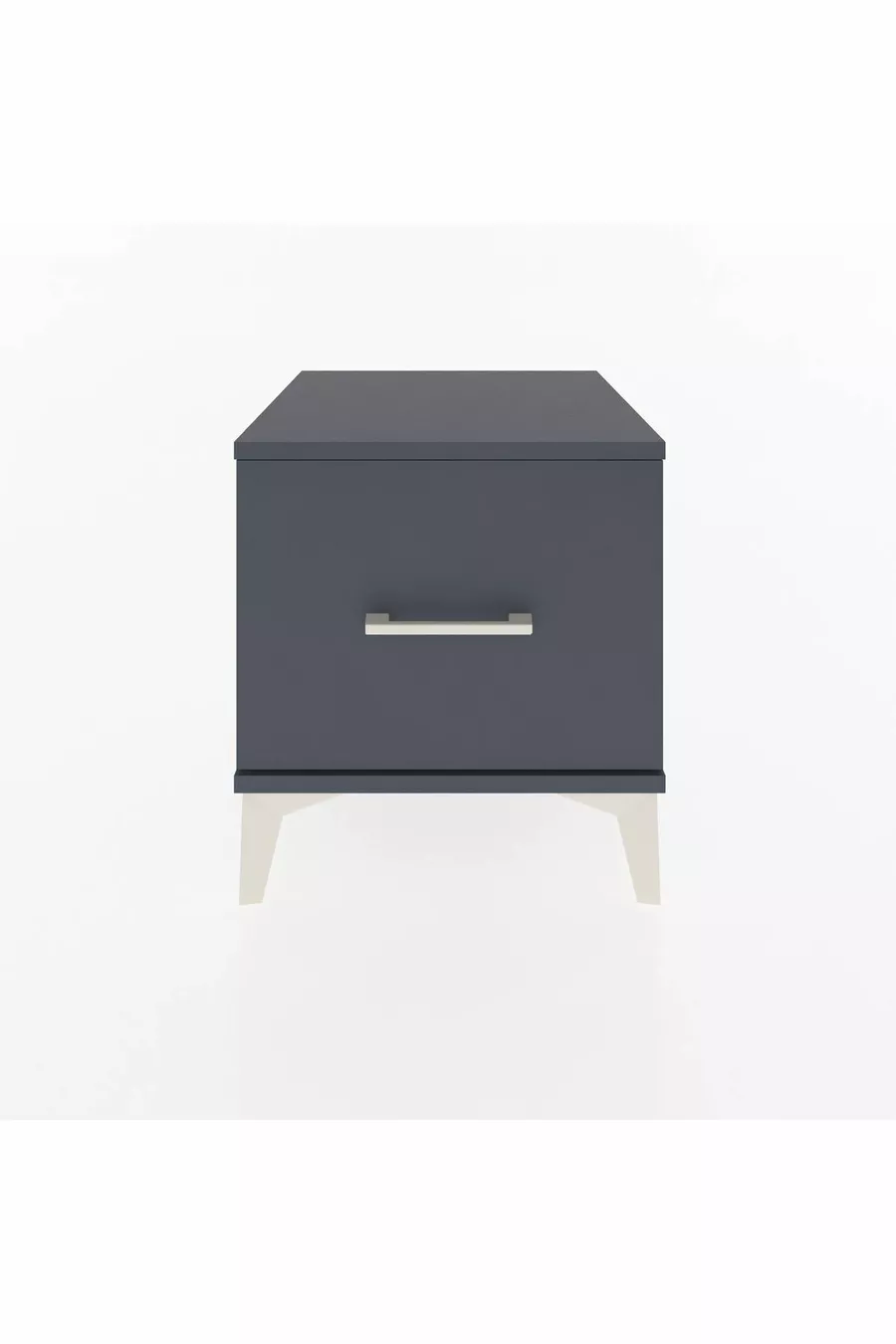 Table de chevet Hyperion à un tiroir Anthracite-Anthracite