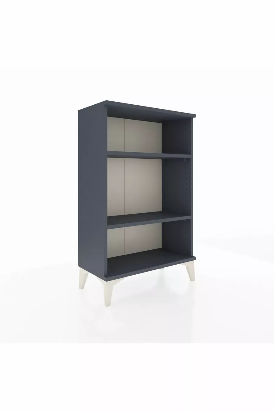 Chevet Arges à 2 étagères Anthracite-Anthracite