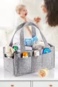 Organisateur de sac de soins pour bébé en feutre pour maman - Gris