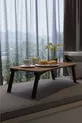Table d'ordinateur portable, table de travail, table de petit-déjeuner, noyer